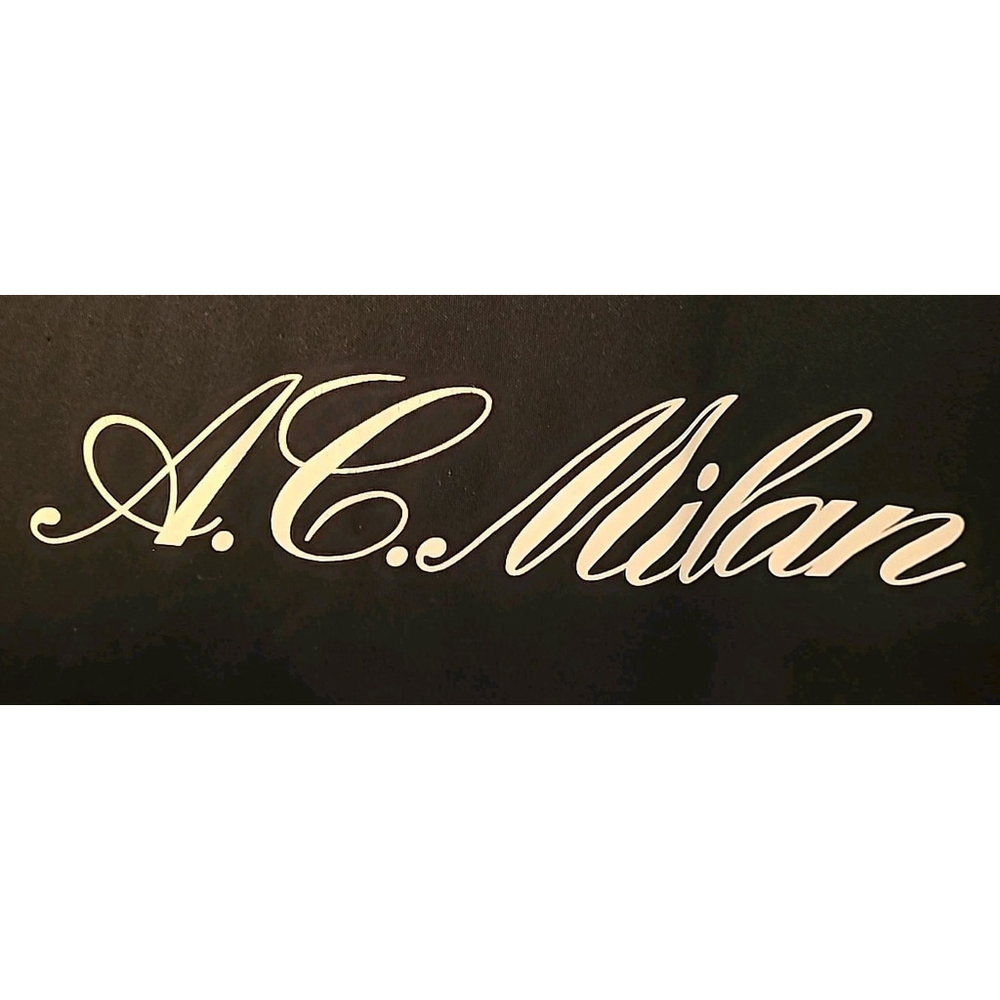 AC Milan ACM 1899 Jersey Adult Size Small Official Product Double Sided Red Blk - Picture 6 of 10